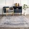 Nuloom Drina Distressed Machine Washable Area Rug 4ft x 6ft BIRV36A-406 - alternate 3